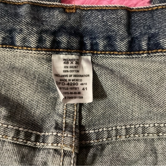 Men’s jeans hard to find size 48” x 30”.  Gently worn, great deal! - Picture 2 of 3